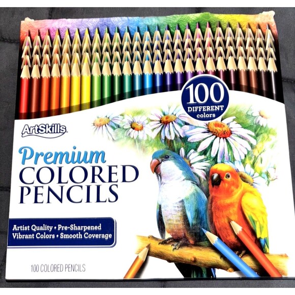 Art Skills 100ct Premium Colored Pencils - Picture 1 of 2